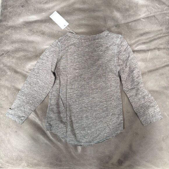 Miki and Miette Heather Gray Kids Long Sleeve Tee 12 M - Picture 6 of 8